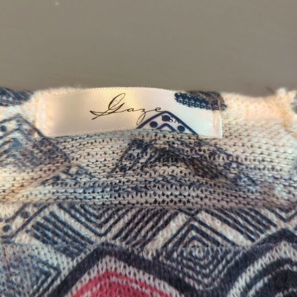 Gaze USA Tank Top Womens Boho Elephant Geometric Festival Summer - Picture 4 of 5